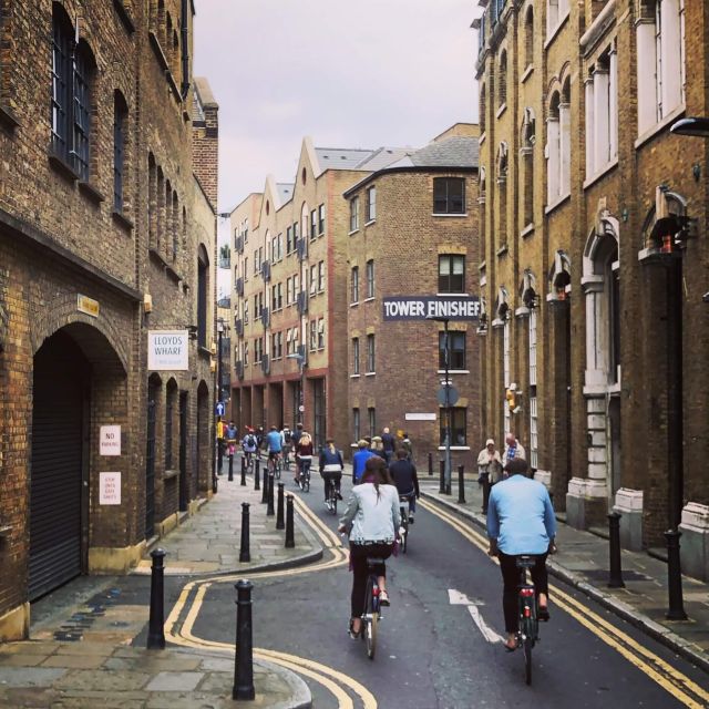 Gin Safari: Boozy London History on Two Wheels - Tower Bridge and Shad Thames