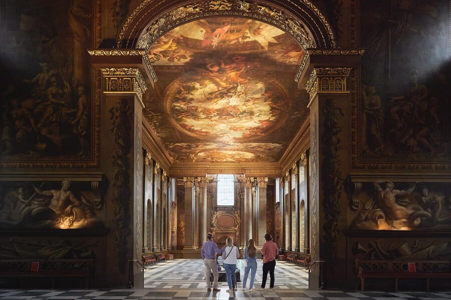 Greenwich: Painted Hall Entry and Old Royal Naval College - The Nelson Room and other smaller stops