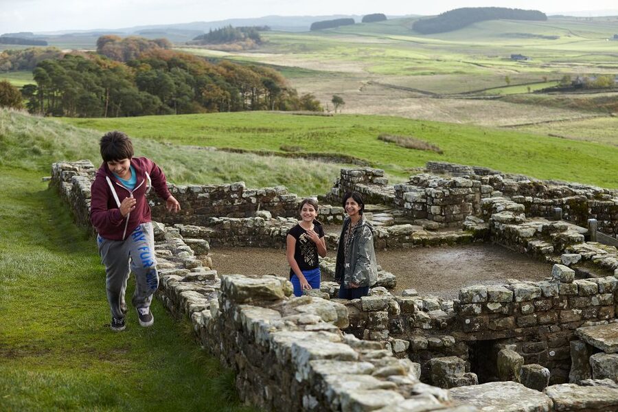 Hadrian's Wall: Housesteads Roman Fort Entry Ticket - The hospital, commander’s house, and granaries