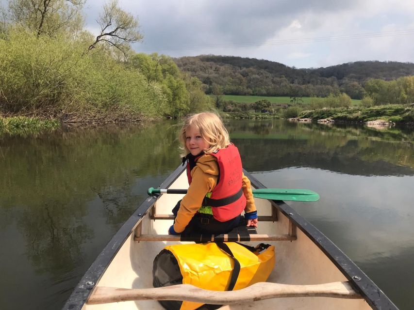 Herefordshire: River Wye Half day unaccompanied canoe trip - The 20-minute safety briefing at Hoarwithy