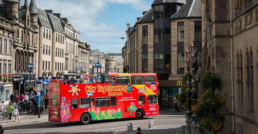 Inverness: City Sightseeing Hop-On Hop-Off Bus Tour - Flora MacDonald, the Three Graces, and Holm Mills