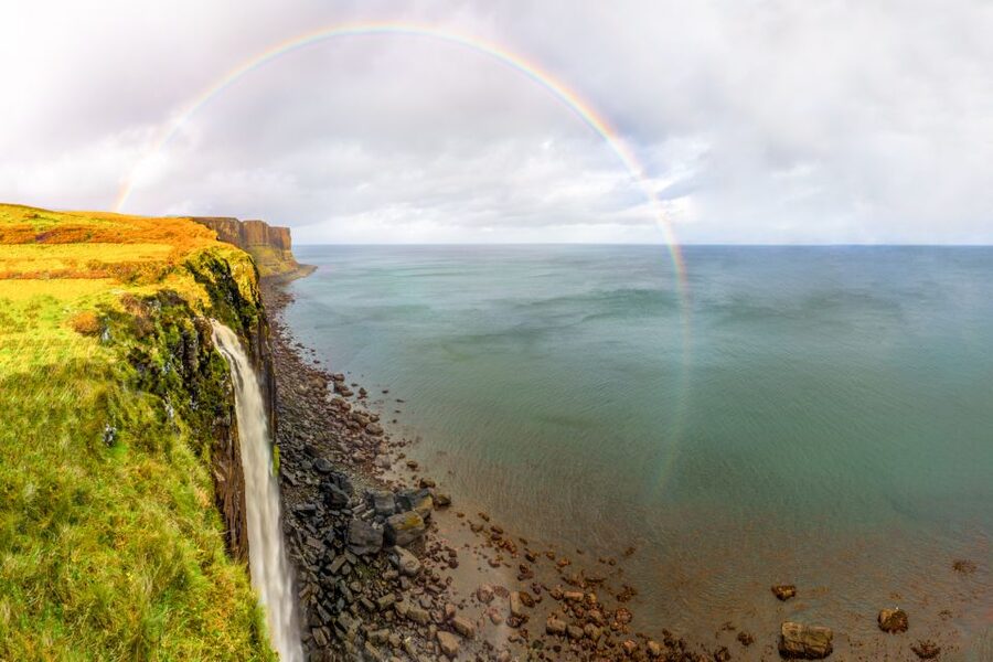 Inverness: Loch Ness, Skye, & Eilean Donan Castle Tour - Old Man of Storr and Kilt Rock from the roadside