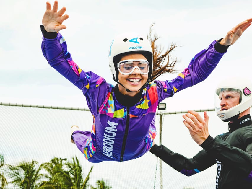 Kent: Outdoor Aeroduim Skydiving Experience - The safety briefing and hand signals