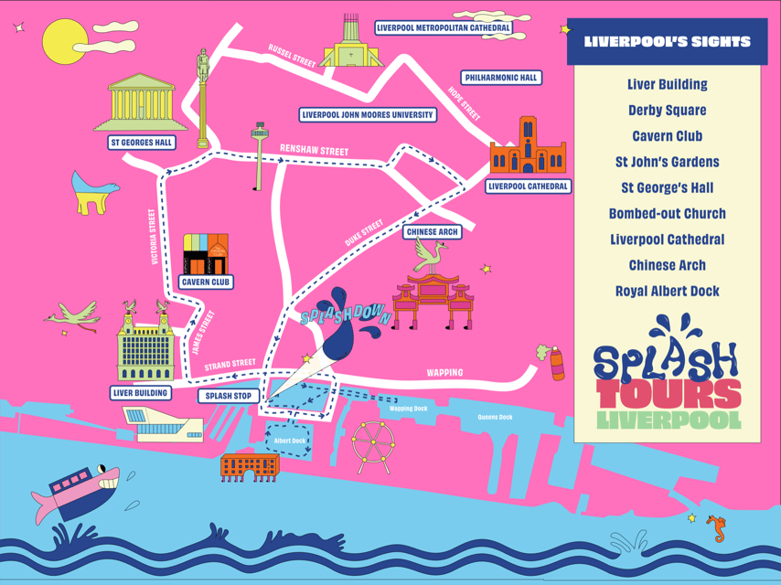 Liverpool: Amphibious Tour and Royal Albert Dock Splashdown - The guides turn a simple ride into a good hour