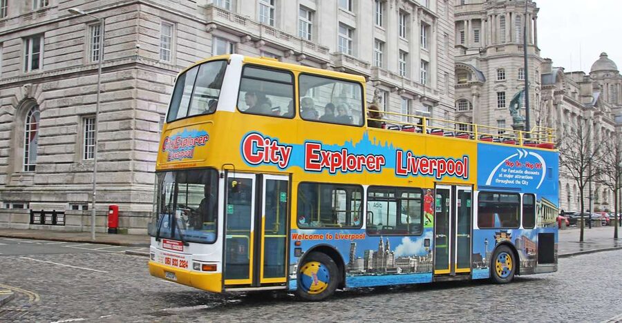 Liverpool City Explorer 24 hour hop-on hop-off Bus Tour - Start at Canada Boulevard with a full circuit