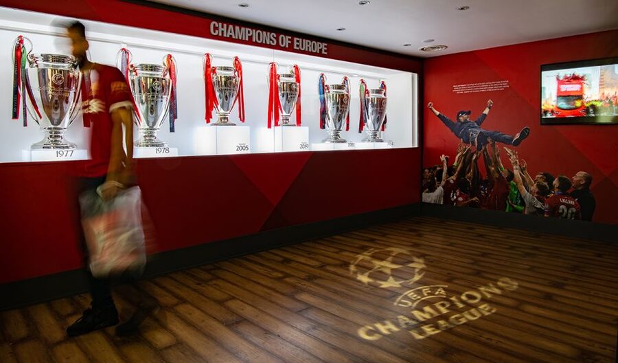 Liverpool Football Club: Museum Ticket - The trophy collection and six European Cups