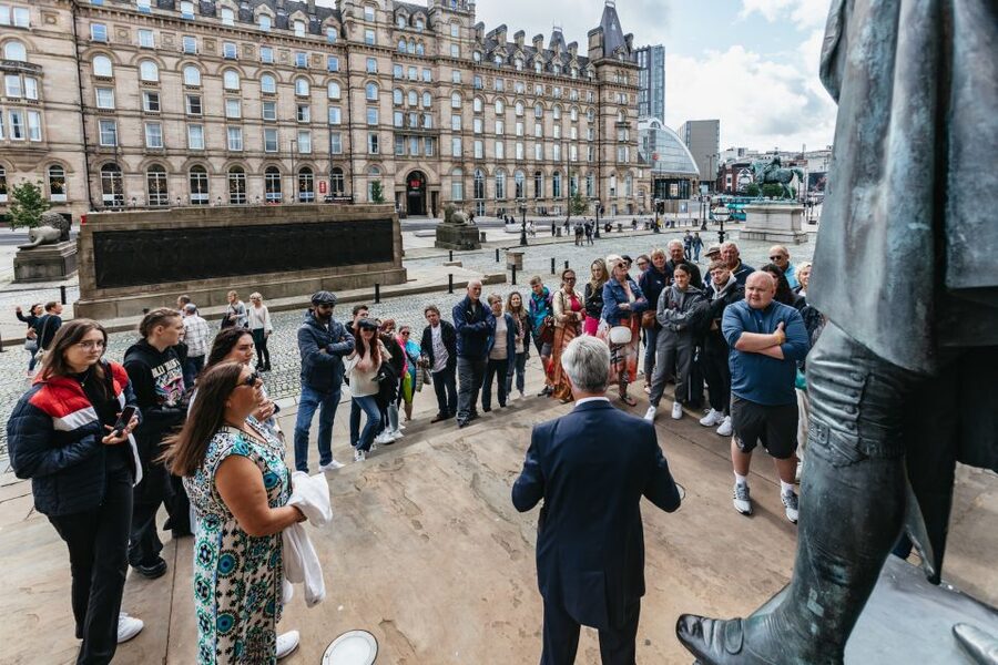 Liverpool: Official Peaky Blinders Coach Tour of Merseyside - The coach ride and the role of the guide