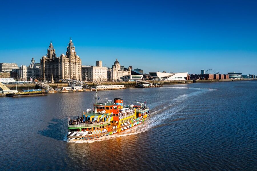 Liverpool: River Cruise and Hop-On Hop-Off Bus Tour - Chinese Arch and Cain’s Brewery Village