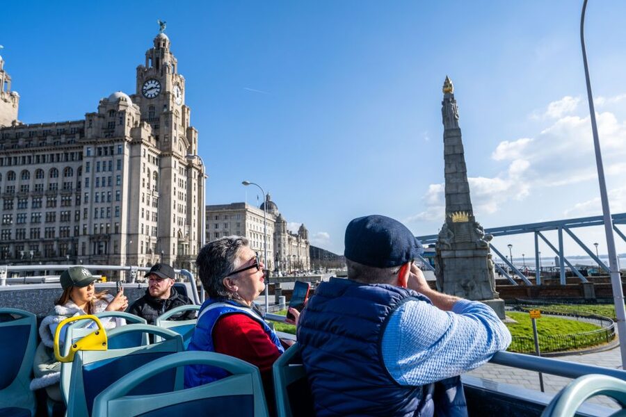 Liverpool: River Cruise and Hop-On Hop-Off Bus Tour - Metropolitan Cathedral and Philharmonic Pub