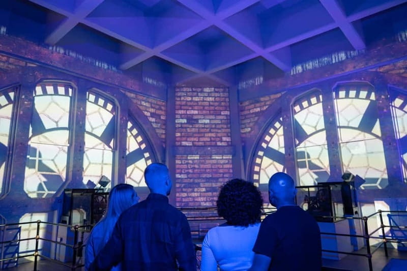 Liverpool: Royal Liver Building 360° Tower Tour - The first viewing platform and Mersey views