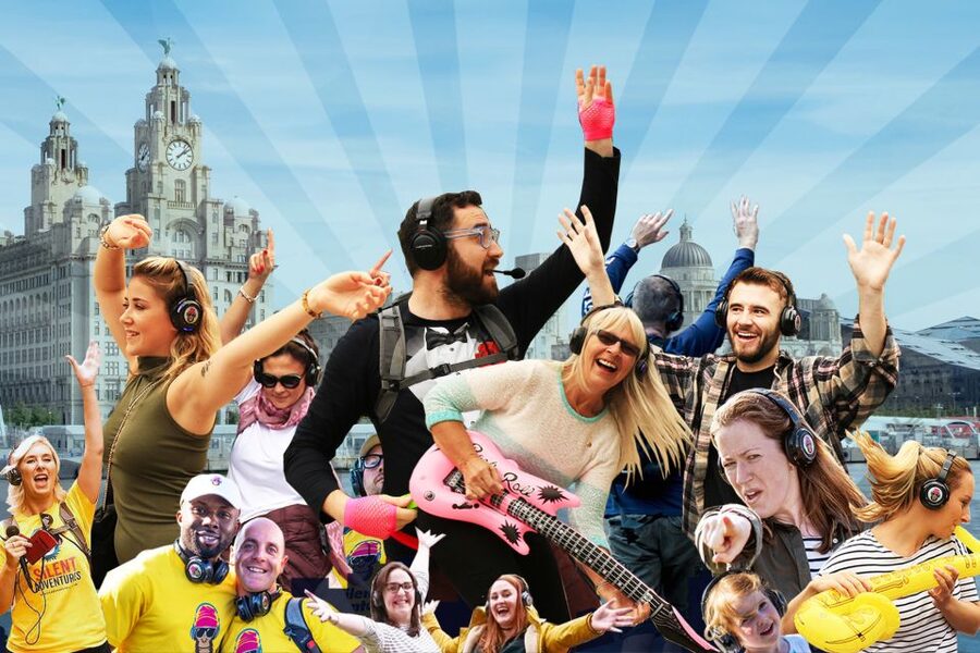 Liverpool: Silent Disco Adventure Tour - The music, movements, and public comedy