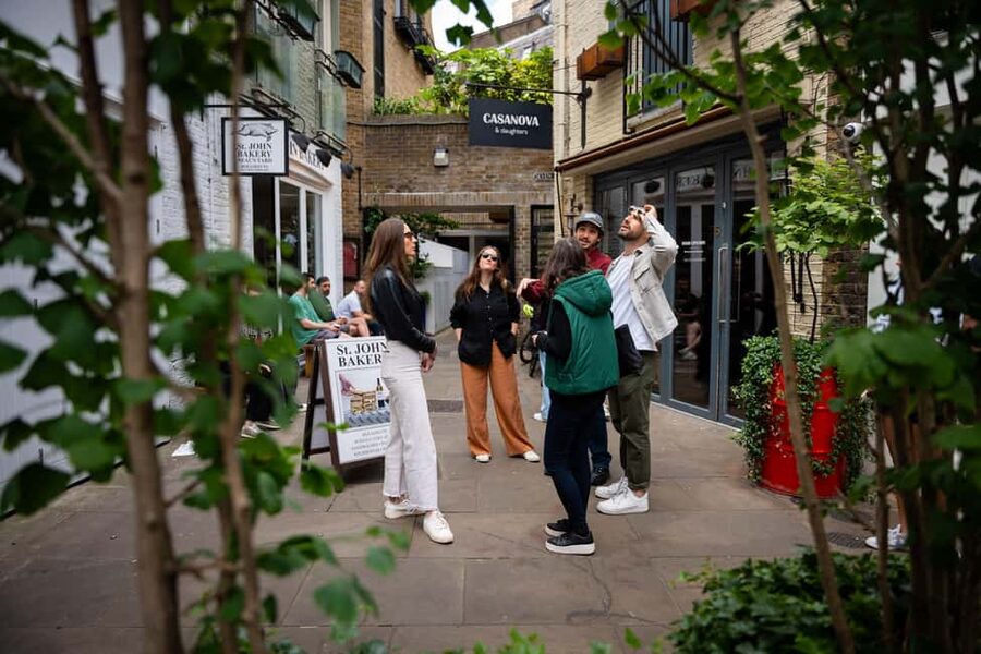 Local Foodie Adventure in London: 10+dishes, drinks and more - Short sightseeing stops keep the walk moving