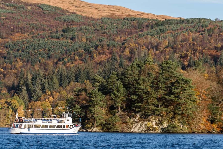 Loch Katrine – National Park Autumn/Winter Wonderland Cruise - The Great Trossachs Forest from the water