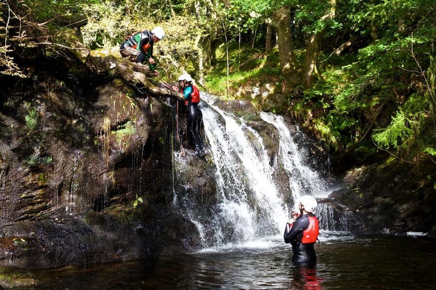 Loch Tay 2-Hour Discovery Gorge Walking Experience - Waterfalls, jumps, pools, and natural slides