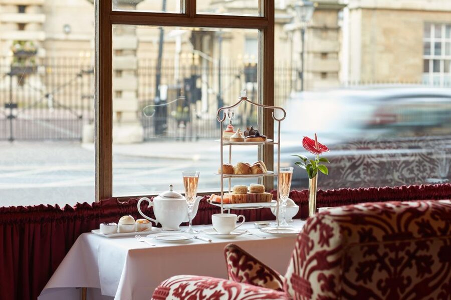 London: Afternoon Tea at The Rubens at the Palace - Pastries inspired by fruit, chocolate, and citrus