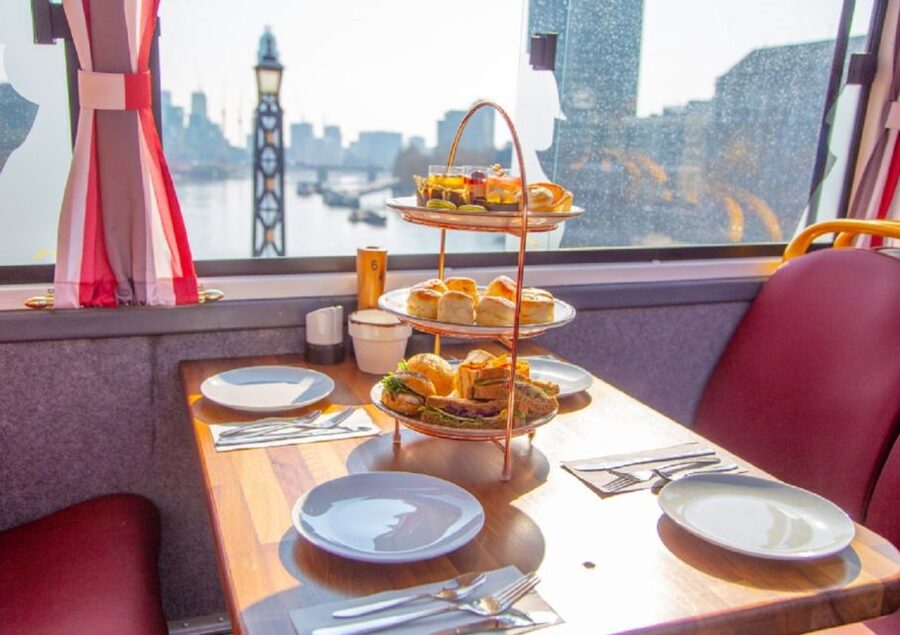 London: Afternoon Tea Bus with a Glass of Prosecco - Why afternoon tea works so well on a London bus