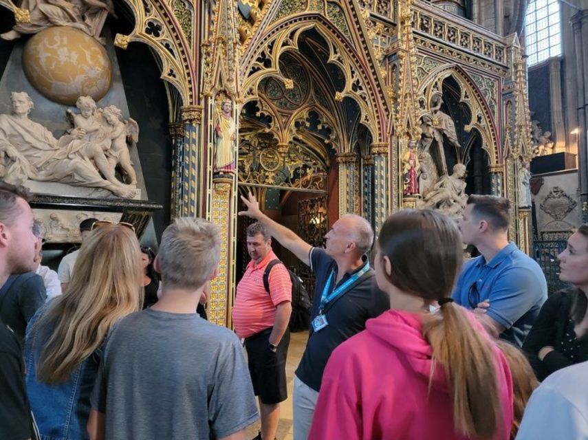 London: Buckingham, Big Ben & Westminster Abbey Tour - The Coronation Chair and royal tombs