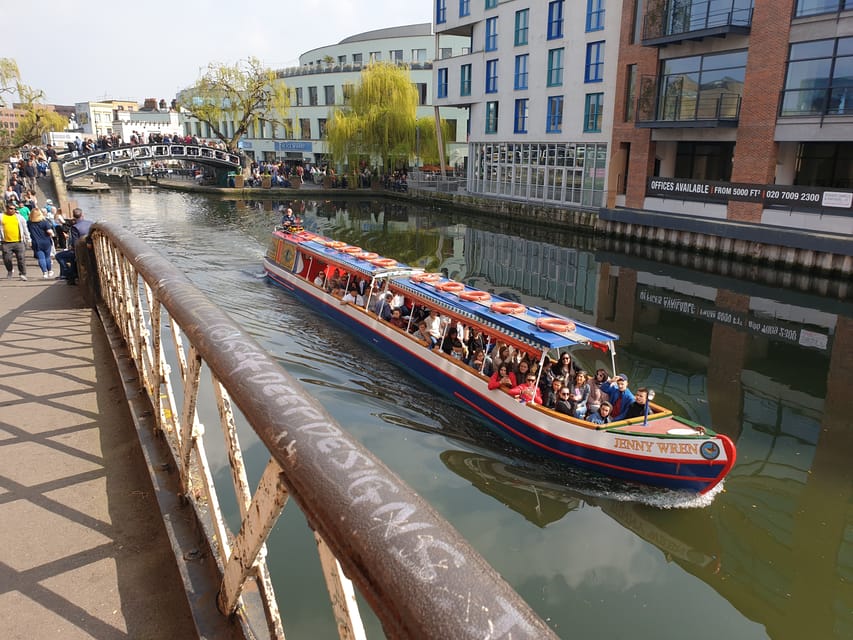 London: Canal Boat Ride on Camden Lock - Canal history with a human voice
