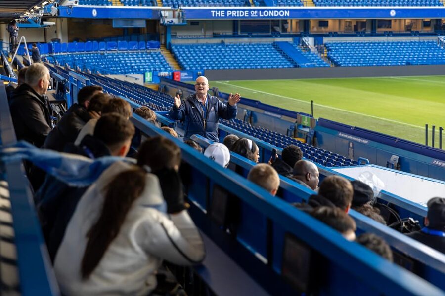 London: Chelsea FC Museum and Stamford Bridge Classic Tour - The press room and the public side of Chelsea