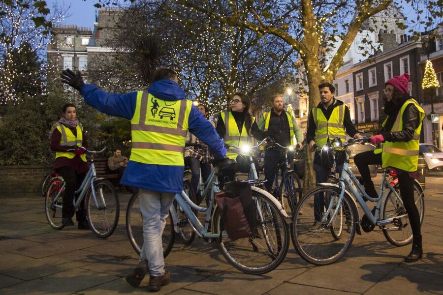 London Christmas Lights Bike Tour - Regent Street and Oxford Street: spectacular but difficult