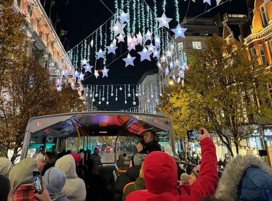 London: Christmas Lights Nighttime Bus Tour with Live Guide - Key points at a glance