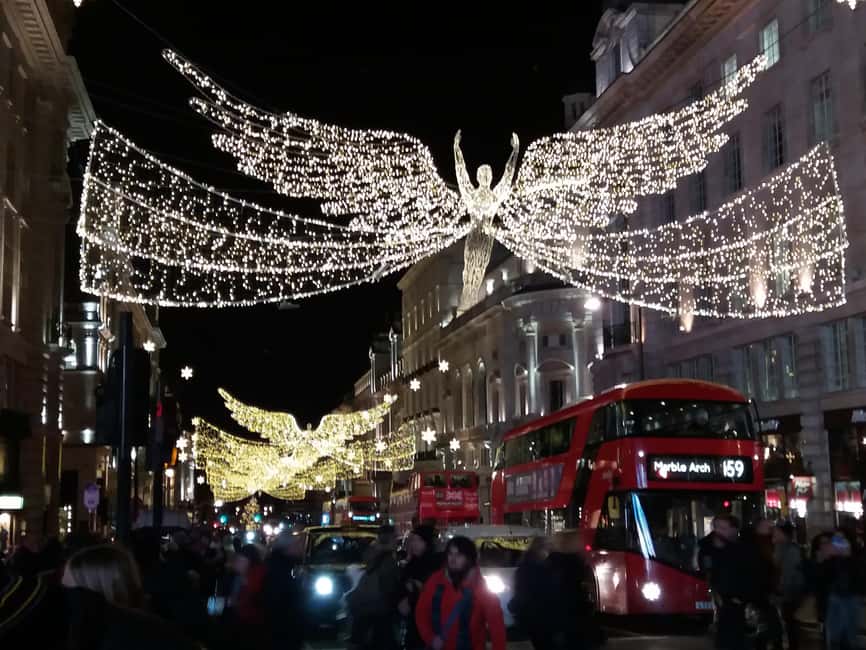 London Christmas Sparkle Walking Tour Small Group - Covent Garden and the final Christmas tree