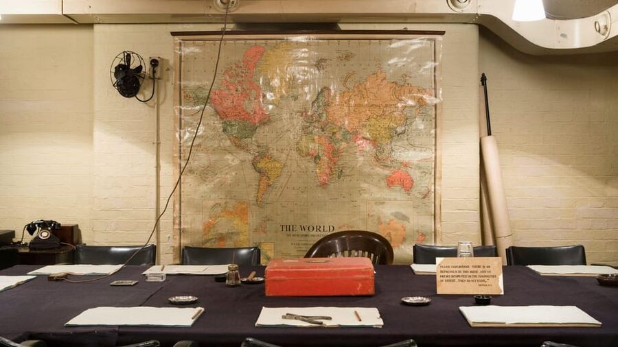 London: Churchill War Rooms Ticket & Political London Audio - Entering Churchill’s underground headquarters