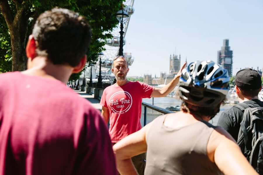 London: City Highlights Guided Bike Tour - The London Eye and city views