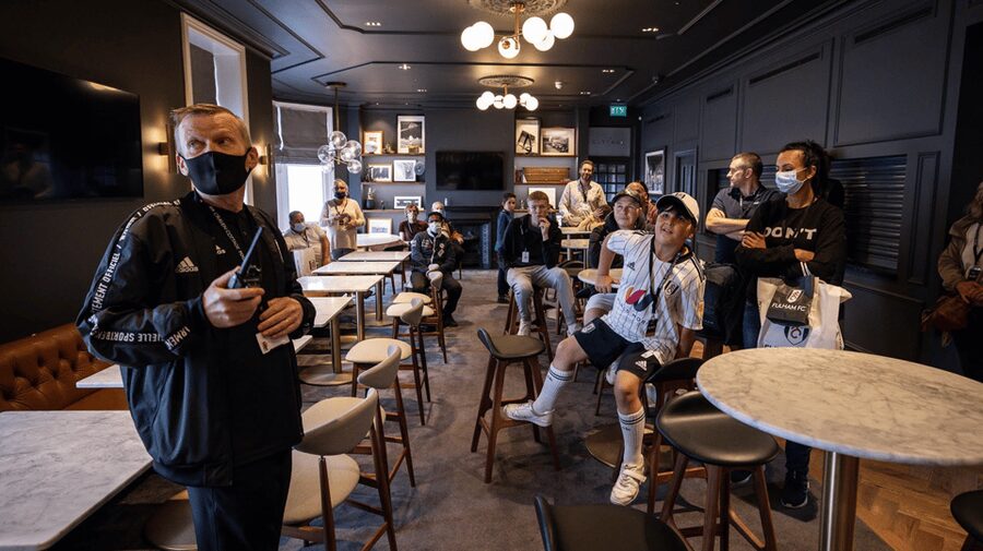 London: Craven Cottage Guided Tour at Fulham Football Club - Flags, trophies, and the club shop