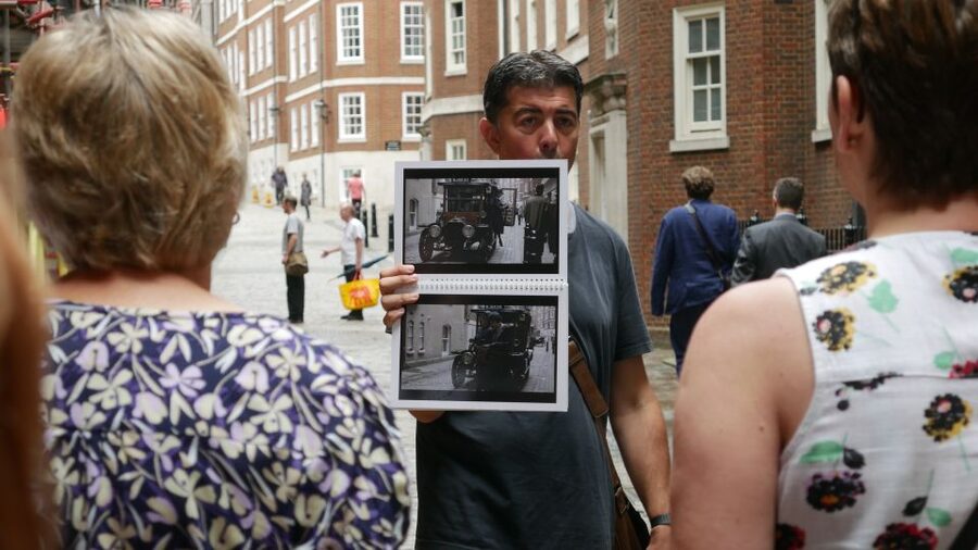 London: Downton Abbey Guided Walking Tour - Temple Underground Station and the start of the route