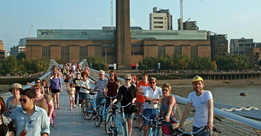 London: East London Town 3.5-Hour Bike Tour - Gabriel’s Wharf, Borough Market, and the South Bank