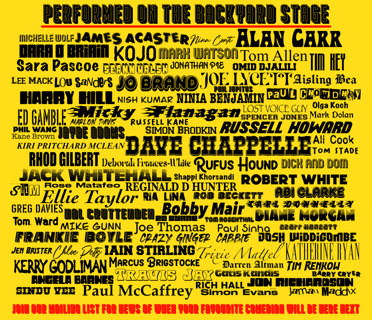 London: Friday Night at The Backyard Comedy Club - Key points to know before booking