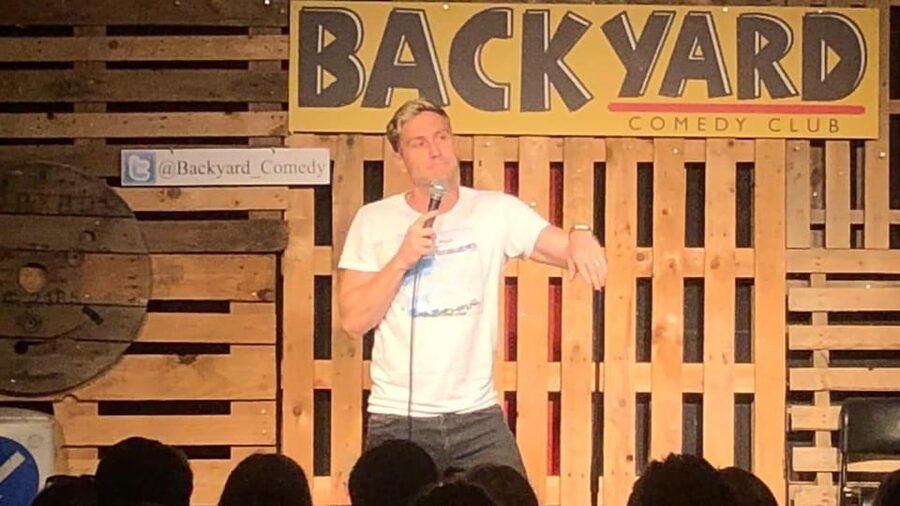 London: Friday Night at The Backyard Comedy Club - Food, drinks, and the interval