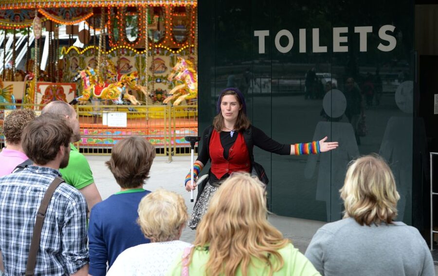 London: Guided Loo Tour - The underground toilet that became a cocktail bar