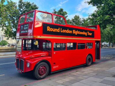 Guided Sightseeing Tour on a Vintage Open-Top Bus