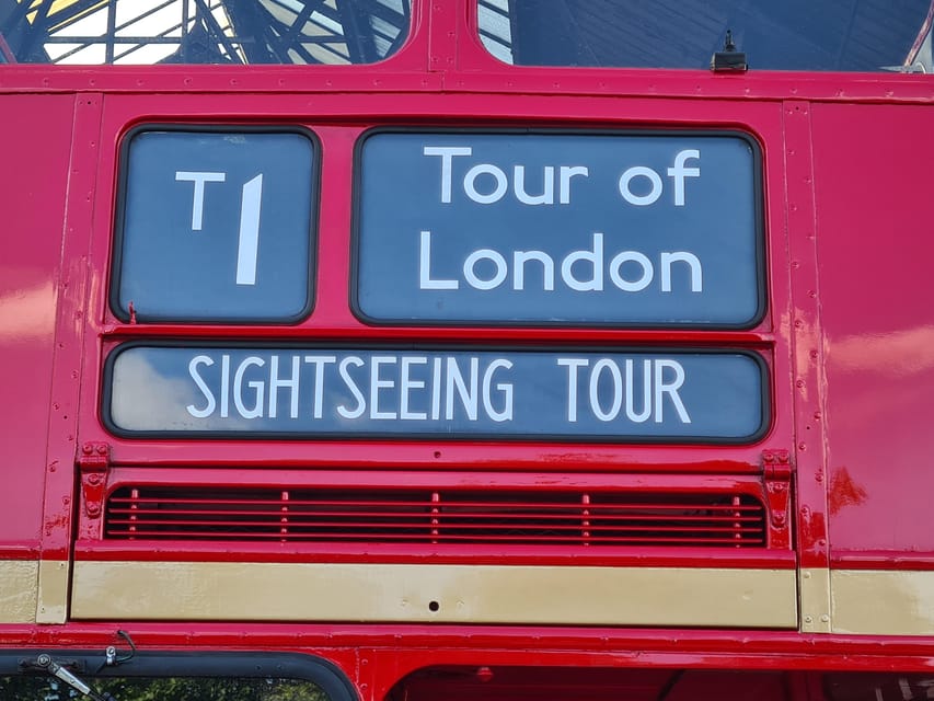 London: Guided Sightseeing Tour on a Vintage Open-Top Bus - Tower Bridge, with the best views from above