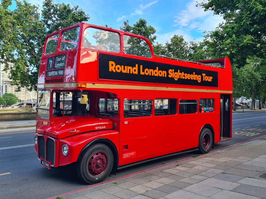 London: Guided Sightseeing Tour on a Vintage Open-Top Bus - Starting at Embankment, with London close at hand
