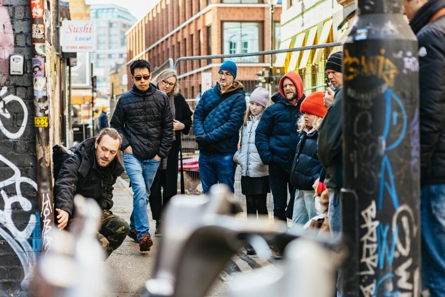London: Half-Day Street Art Tour and Workshop - Meeting beneath the White Goat Statue