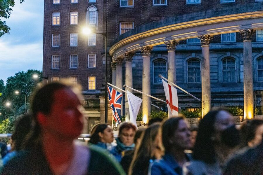 London: London by Night Sightseeing Open-Top Bus Tour - Whitehall, Trafalgar Square, and Piccadilly Circus