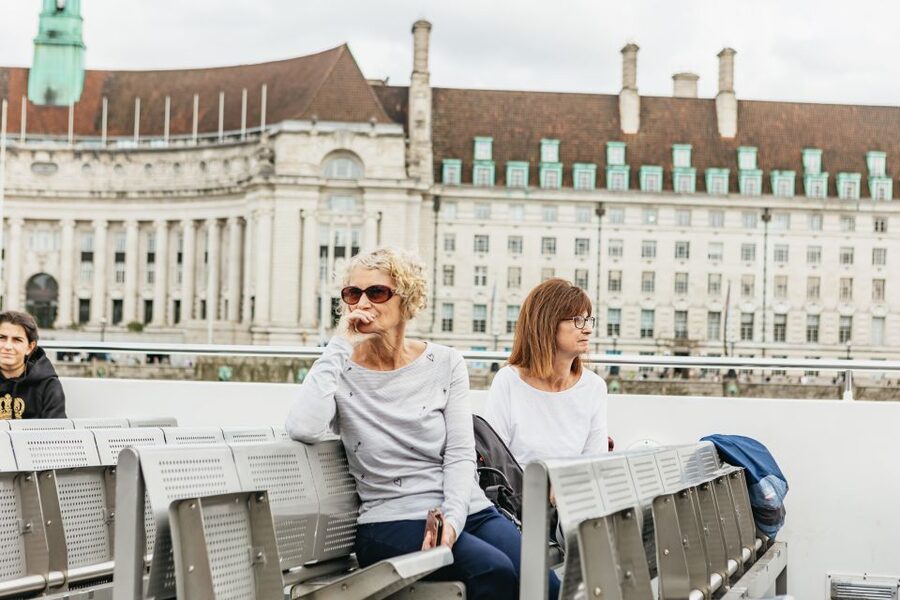 London: London Eye, River Cruise, & Hop-on Hop-off Bus Tour - The open-top bus and the three routes