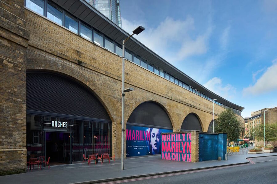 London: Marilyn: The Exhibition: Entrance Ticket - At Arches London Bridge, Marilyn appears as a person