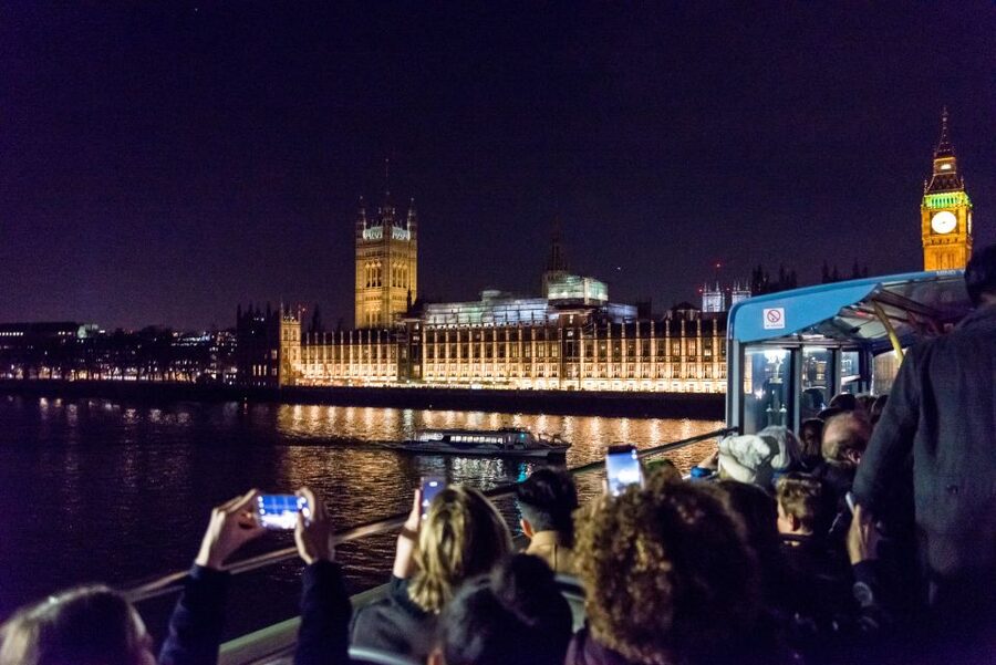 London: Nighttime Open-Top Bus Sightseeing Tour - What the bus ride is really like