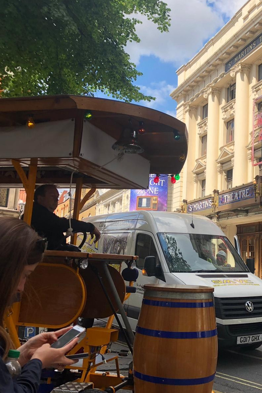 London: Piccadilly and Soho Beer Bike Tour - The first hour: music, movement, and central London views