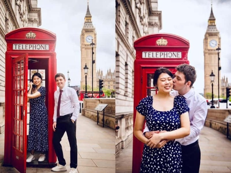 London: Private Couples Photography Session with Landmarks - Key points at a glance