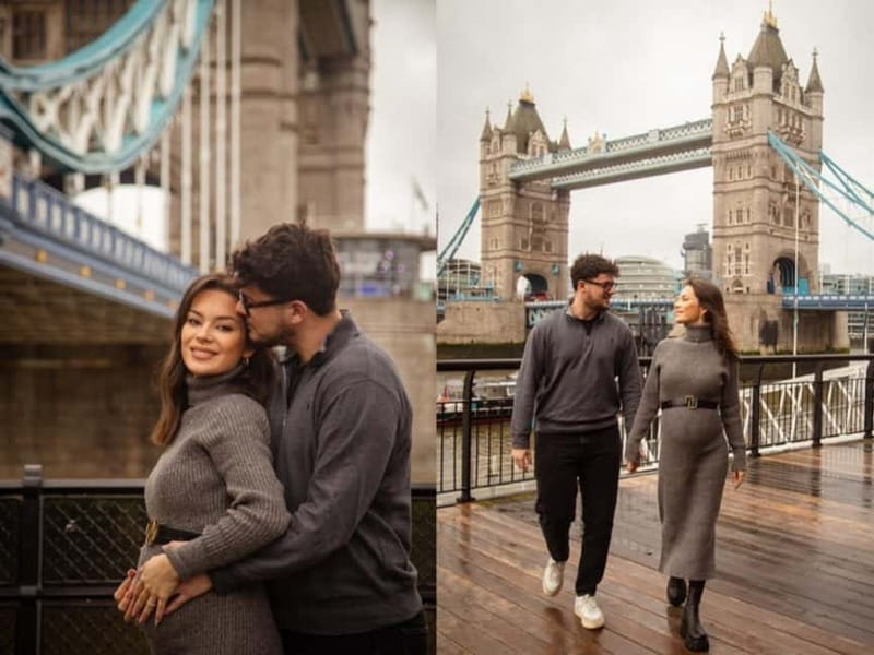London: Private Couples Photography Session with Landmarks - Westminster or Tower Bridge: choosing your backdrop