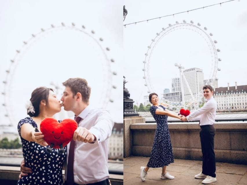 London: Private Couples Photography Session with Landmarks - How the photographer helps you pose