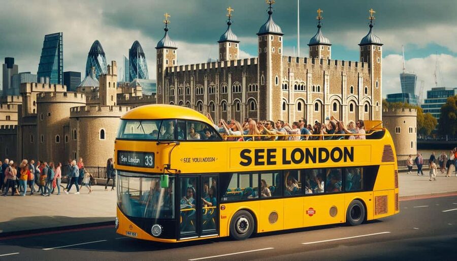 London: Private Open-Top Sightseeing Bus Tour - A 90-minute introduction to London from the top deck
