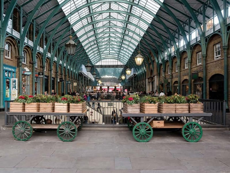 London: Soho, Chinatown, Leicester Square, & Piccadilly Tour - Leicester Square, theaters, markets, and the Swiss Glockenspiel