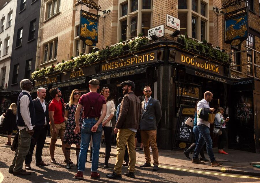 London: Soho Music and Historic Pubs Walking Tour - The wild side: Windmill Girls, fights, and famous regulars
