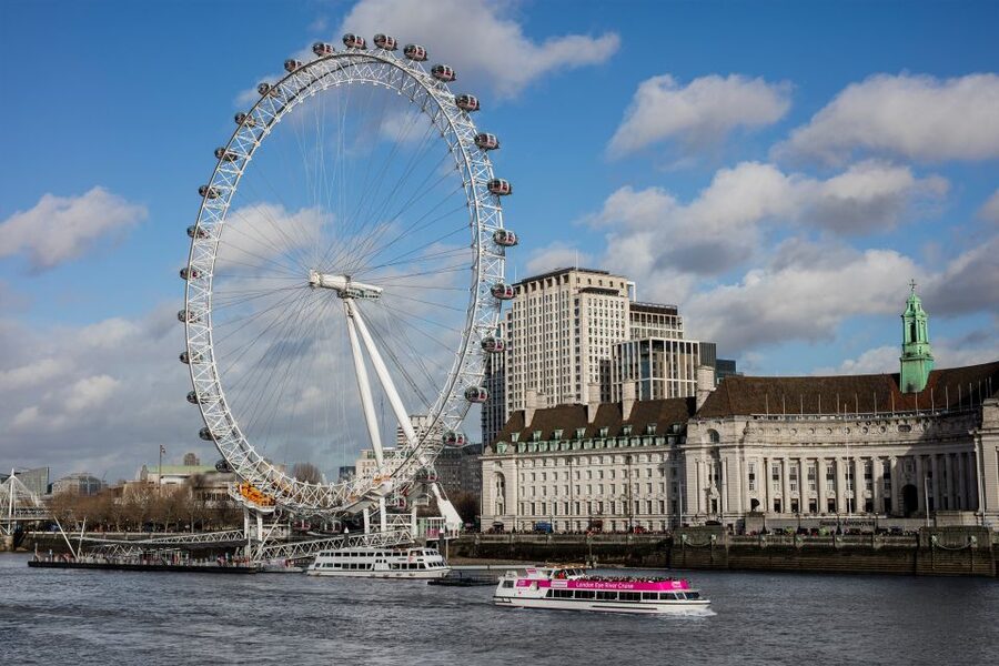 London: Thames River Cruise with Optional London Eye Ticket - Starting beneath the London Eye at County Hall